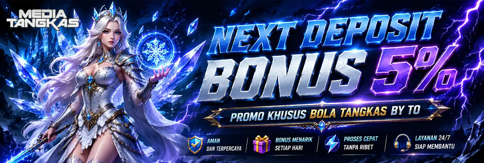 BONUS DEPOSIT 5% BOLA TANGKAS BY TURNOVER